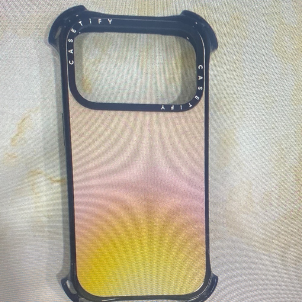 Casetify Sunset Gradient Phone Case - Pink and Yellow 17 Pro